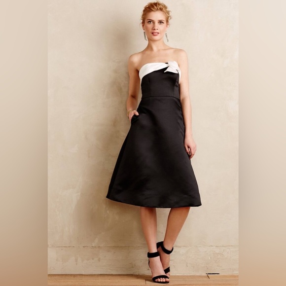 Anthropologie Dresses & Skirts - Anthropologie Tuxedo Midi Dress by Erin Fetherston